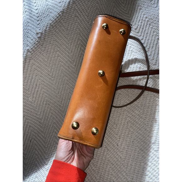 Vintage Dooney & Bourke All Weather Leather Brown Crossbody Bag Purse Handbag - Picture 7 of 11